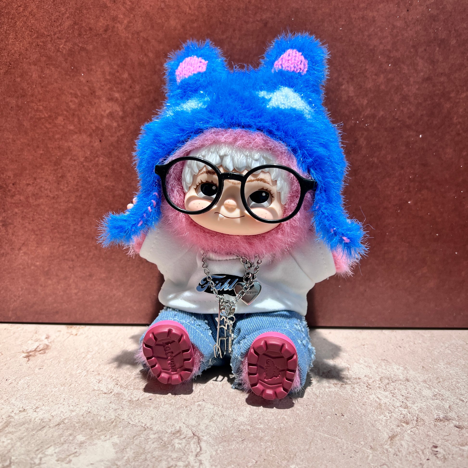 WK-MM001 wakuku Doll Doll 20cm Wakuku Clothing Doll Trendy Party Plush Clothing Back to the Millennium