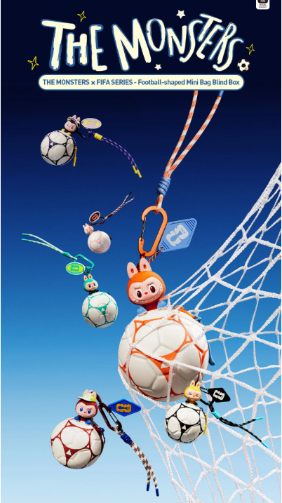 THE MONSTERS - Football-shaped Mini Bag Blind Box