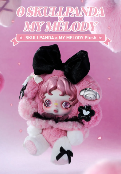 SKULLPANDA × MY MELODY & KUROMI Plush(PRE ODER)