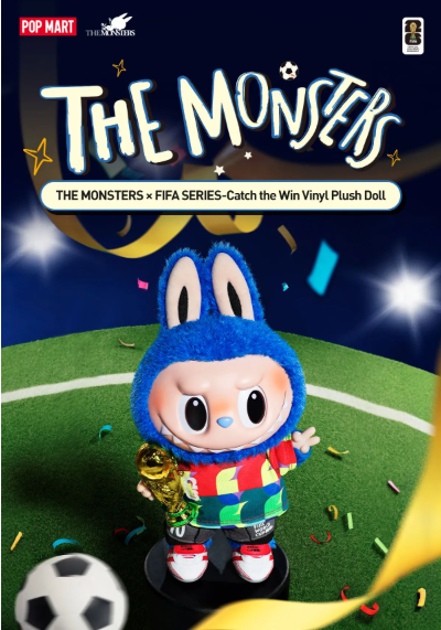 THE MONSTERS-Catch the Win Vinyl Plush Doll